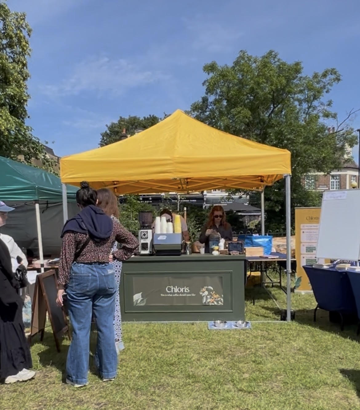 Chloris stall at Green Days, Bedford Park Festival, June 2026