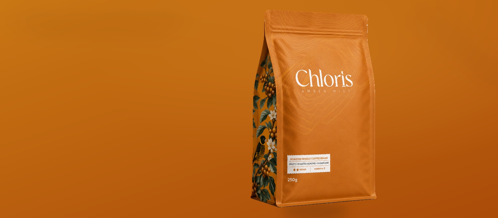 Amber Mist 250g coffee bag