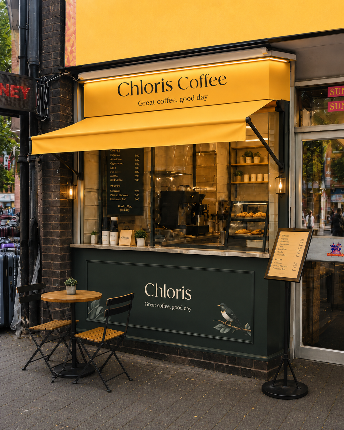 Chloris Coffee kiosk, Hounslow